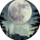 bigfoot fortunes moon symbol icon