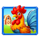 bigger barn house bonanza rooster symbol icon