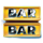 bigger cash win double bar symbol icon
