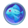 bigger money bass smash pots fish blue symbol icon