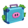 bigger piggy bank 3 reeler suitcase symbol icon