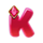 bigger piggy bank k symbol icon