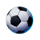 bigger piggy bank soccer ball symbol icon