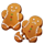 bigger piggy christmas bank gingerbread men symbol icon