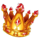bigger the loot chamber of riches ruby crown symbol icon