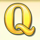 bikini party q symbol icon