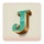 bill and coin j symbol icon
