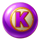 bingo mania k symbol icon