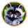 bison moon power combo racoon symbol icon