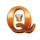 bison ridge power combo q symbol icon