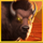 bison rising gold strike symbol 1 icon