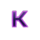 bit fishers k symbol icon