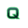 bit fishers q symbol icon