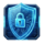 bit fishers shield symbol icon