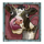 bizarre stitched cow symbol icon