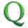 black forest treasures lock and spin q symbol icon