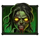 blade and fangs zombie symbol icon
