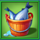 blast the bass bucket symbol icon