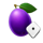 blasting rubies dice plum symbol icon