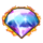 blazin fireballs spin n win fiery gem symbol icon