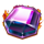 blazin fireballs spin n win fiery purple gem symbol icon