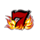 blazing 777 2x 3x 5x cashways 7 fire symbol icon