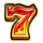 blazing cash 7 red symbol icon