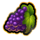 blazing cash grapes symbol icon