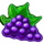 blazing coins 20 hold and win glowing grapes symbol icon