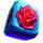 blazing crown dice rose symbol icon