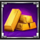blazing fire pots hold and spin gold bars symbol icon