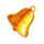 blazing luck bell symbol icon