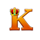 blazing mustang 50 lines k symbol icon
