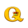 blazing mustang 50 lines q symbol icon