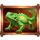 blazing stampede iguana symbol icon