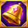 blazing stones bell symbol icon