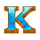 blazing wilds megaways k symbol icon