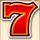 blazing wins 5 lines 7 symbol icon