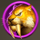 blazzing mammoth sabre tooth tiger symbol icon