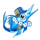 bling bling penguin ice on the beach symbol 4 icon