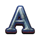 bloody dawn letter a symbol icon