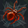 bloody vampire spider symbol icon