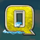 blown away q letter symbol icon