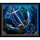 blue beards buried treasure sunken anchor symbol icon