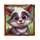 blue bird bonus raccon symbol icon