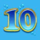 blue dolphin 10 symbol icon