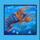 blue dolphin lobster symbol icon