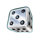 blue slot dice symbol 4 icon