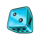 blue slot dice symbol 7 icon