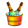 bone appetit champagne bucket symbol icon